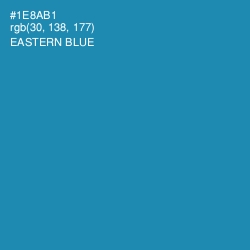#1E8AB1 - Eastern Blue Color Image